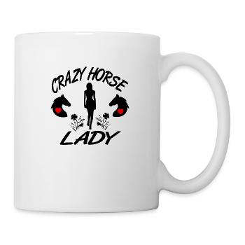 Pferd - Tasse - Weiß - Rechts