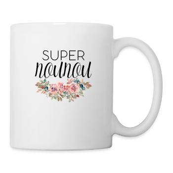 Super nounou - Mug blanc - blanc - Droite
