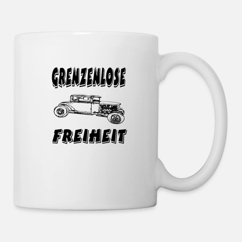 Auto - Tasse - Weiß