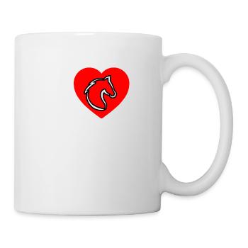Cheval - Mug blanc - blanc - Droite