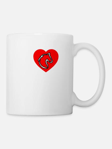 Pferd - Tasse - Weiß