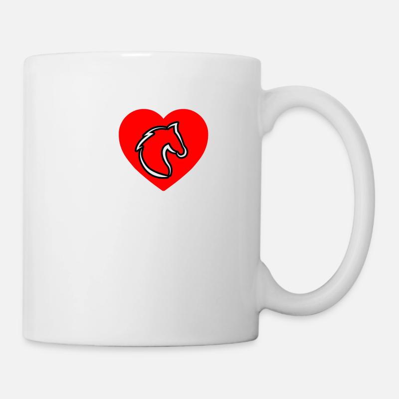Pferd - Tasse - Weiß