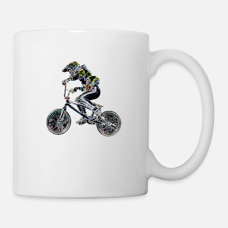 BMX - Tasse - Weiß