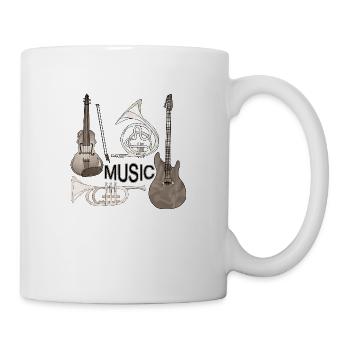 Musical instruments - Mug - white - Right