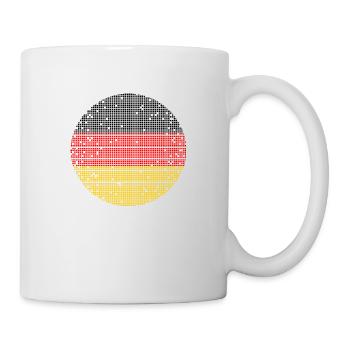 Drapeau allemand Drapeau allemand Utilisé Look Home - Mug blanc - blanc - Droite