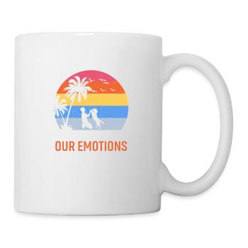 dogs feel our emotions - Mug - white - Right