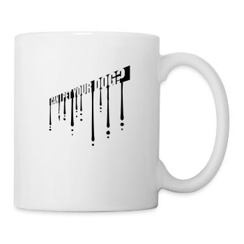 Caressez votre chien en disant - Mug blanc - blanc - Droite