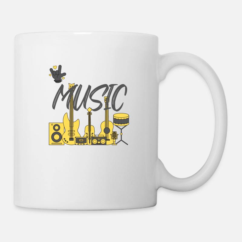 I love Music - Mug blanc - blanc