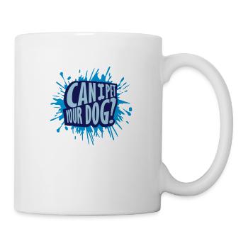 Caressez votre chien en disant - Mug blanc - blanc - Droite