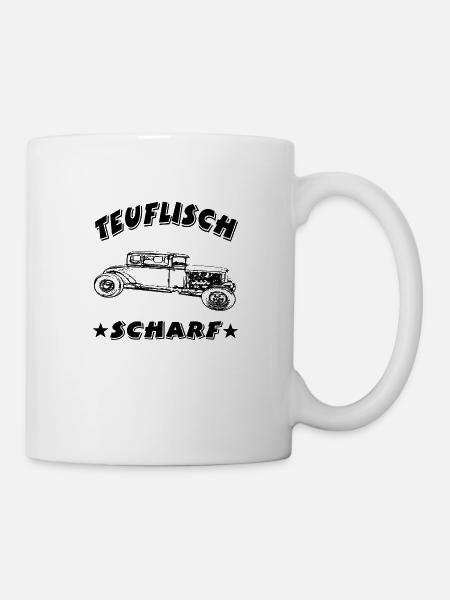 Auto - Tasse - Weiß