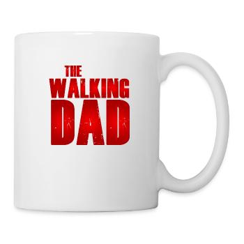 Father's Day gift dad dad walk dad child - Mug - white - Right