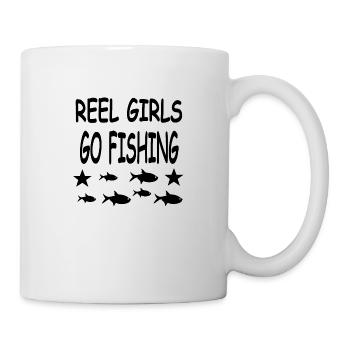 Angeln - Tasse - Weiß - Rechts