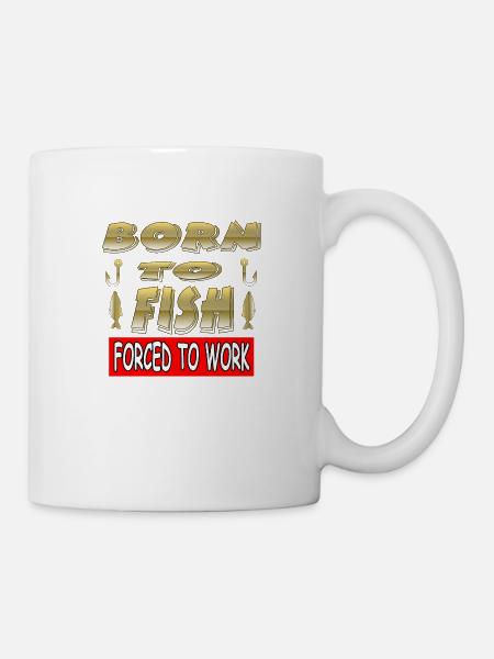 Angeln - Tasse - Weiß