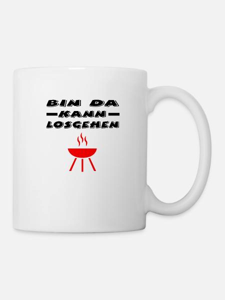 Grillen - Tasse - Weiß