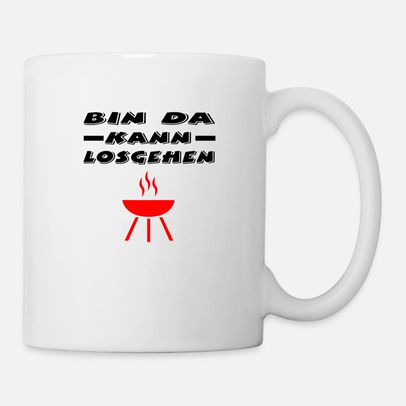 Grillen - Tasse - Weiß