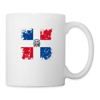 Dominican Republic Flag Dom Rep Flag Trip - Mug - white - Right