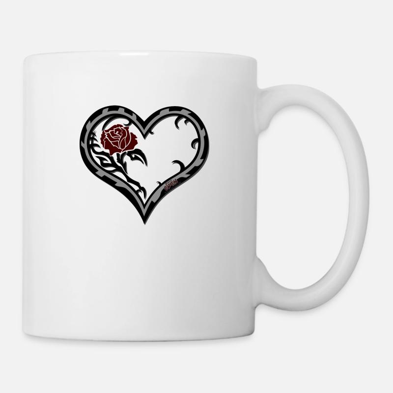 Herz5 - Tasse - Weiß