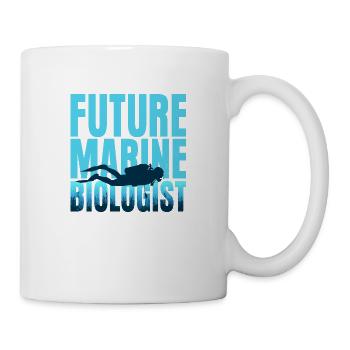 Future Marine Biologist Ocean Student Scientist - Tasse - Weiß - Rechts