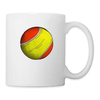 Tennis Ball Sticker Tennis Training Club - Mug - white - Right