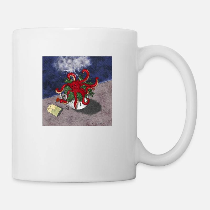 Kit–Tea–Puss - Tasse - Weiß