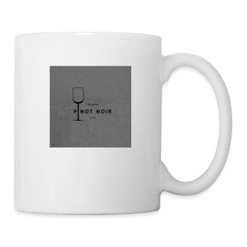 Pinot Noir, Burgund - Tasse - Weiß - Rechts