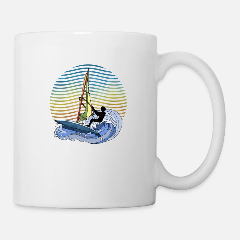 Planche à voile - Mug blanc - blanc