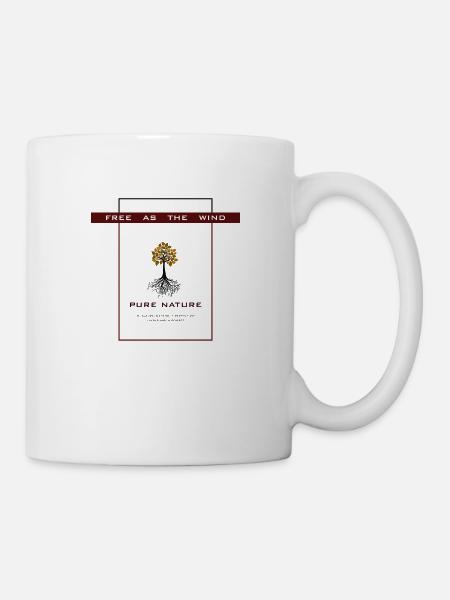 Frei wie Wind NATUR PUR - Tasse - Weiß