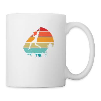 Vintage Bouldering Rock Climbing - Mug - white - Right