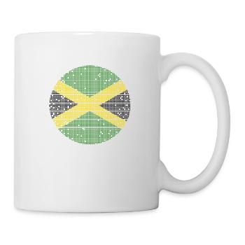 Drapeau jamaïcain Drapeau jamaïcain Jamaïque Vintage - Mug blanc - blanc - Droite