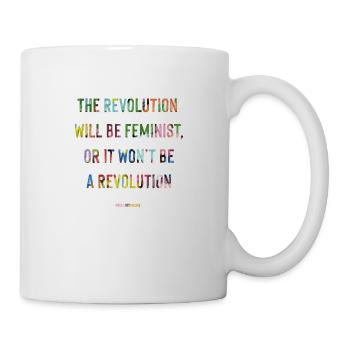 La révolution sera féministe - Rosa Luxemburgo - Mug blanc - blanc - Droite
