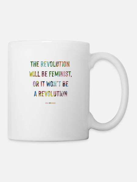 La révolution sera féministe - Rosa Luxemburgo - Mug blanc - blanc