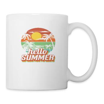 hello Summer - Tasse - Weiß - Rechts