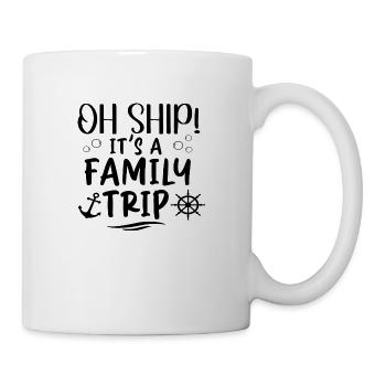 Oh navire! C’est un voyage en famille - Mug blanc - blanc - Droite
