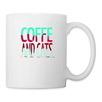 gift business cat tshirts coffee cup aww - Mug - white - Right