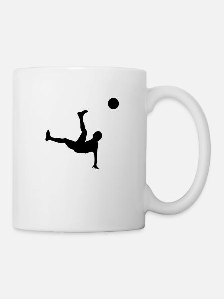 fussball - Tasse - Weiß
