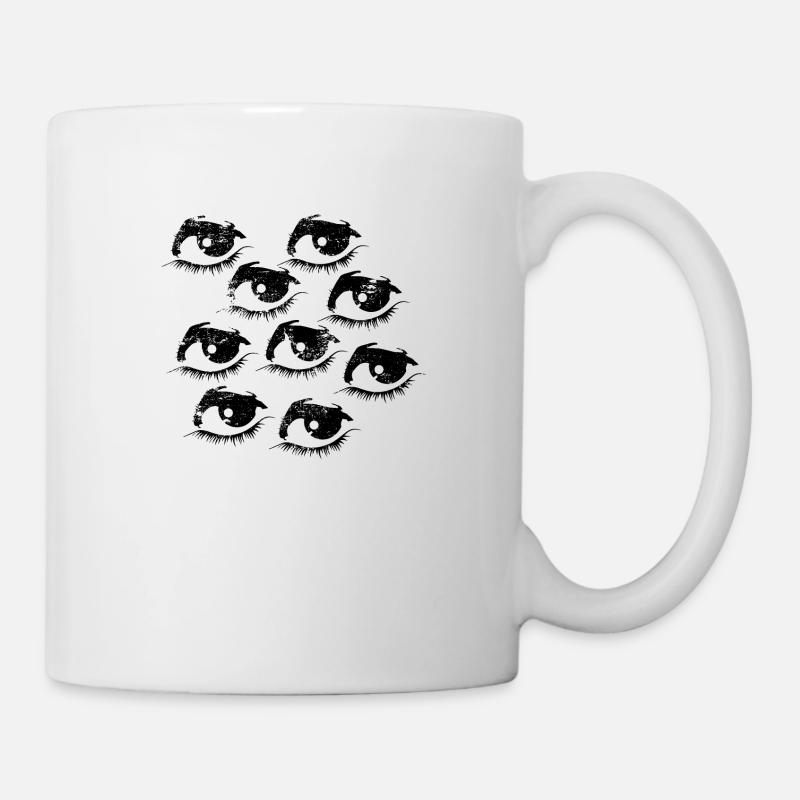Yeux Funky - Mug blanc - blanc
