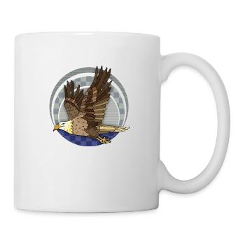 Oiseau - Mug blanc - blanc - Droite