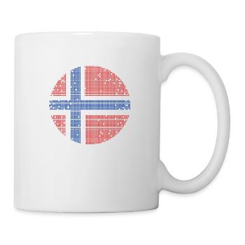 Norway Flag Scandinavia Norwegian Flag - Mug - white - Right