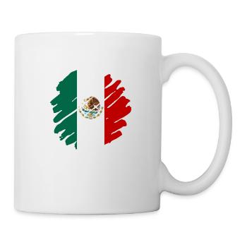 Mexique Drapeau Mexicain Drapeau Mexique Amérique du Sud - Mug blanc - blanc - Droite