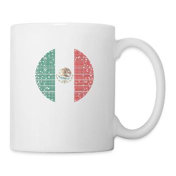 Mexique Drapeau Mexicain Drapeau Mexique Amérique du Sud - Mug blanc - blanc - Droite