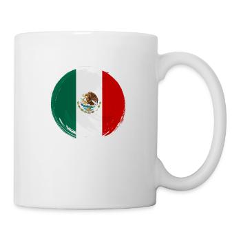 Mexique Drapeau Mexicain Drapeau Mexique Amérique du Sud - Mug blanc - blanc - Droite