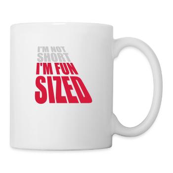 Not short fun sized - Mug - white - Right
