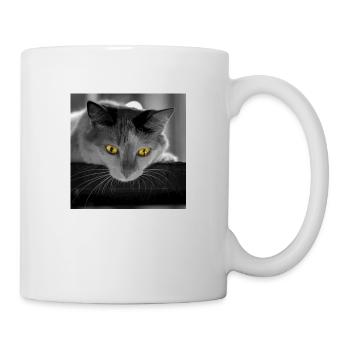Die Katze - Tasse - Weiß - Rechts
