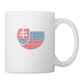 Slovaquie drapeau slovaque vintage drapeau slovaque - Mug blanc - blanc - Droite