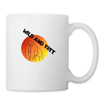| sauvage et libre Liberté | | nature Aventure - Mug blanc - blanc - Droite