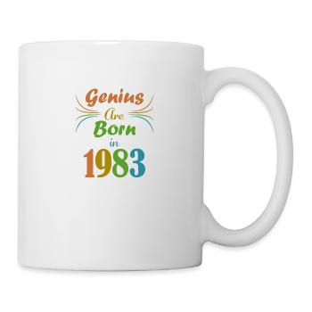 Genius Jahrgang 1983 - Tasse - Weiß - Rechts