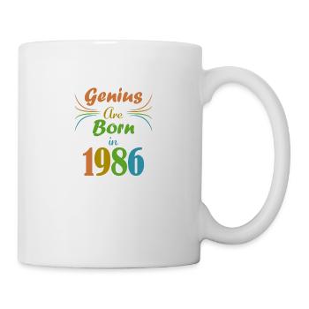 Genius Jahrgang 1986 - Tasse - Weiß - Rechts