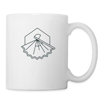 Vintage Japanese fan hanging - Mug - white - Right