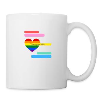 choose your love - Tasse - Weiß - Rechts