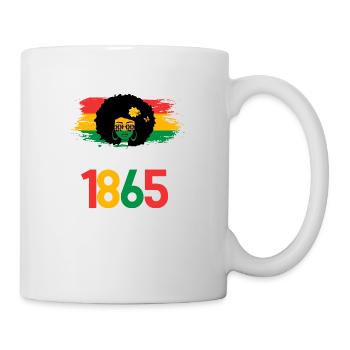 JUNETEENTH 19th June independence celebrations - Mug - white - Right